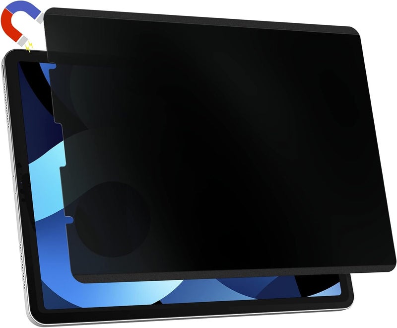Mamol Magnetic Privacy Screen Protector for iPad Pro 11" 4th 3rd 2nd 1st Generation 2022 2021 2020 2018/ iPad Air 5/ Air 4 10.9" (2022/2020), Removable&Reusable Anti-Spy Anti-Glare Privacy Filter, Bubble Free - Image 1